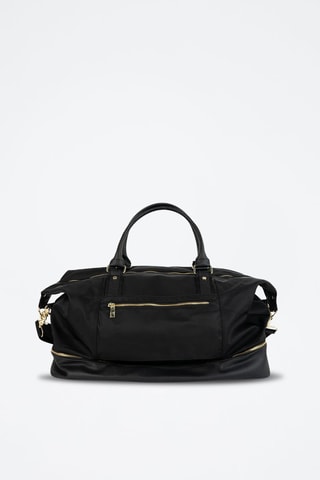 Sac de voyage en cuir Andia - 41 cm - Noir
