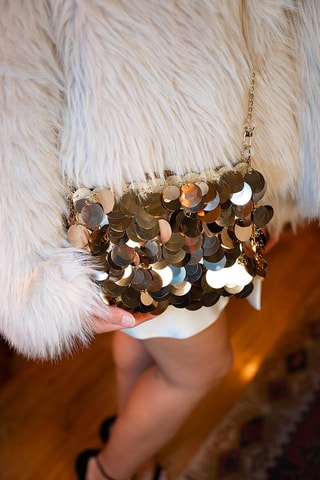 Sac bandoulière Joya  - Doré