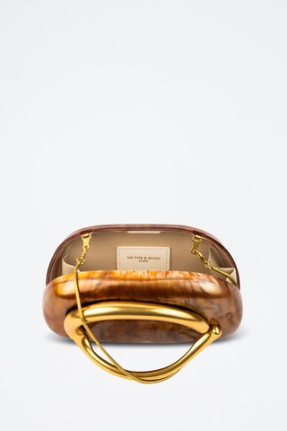 Sac bandoulière Dyva  - Marron