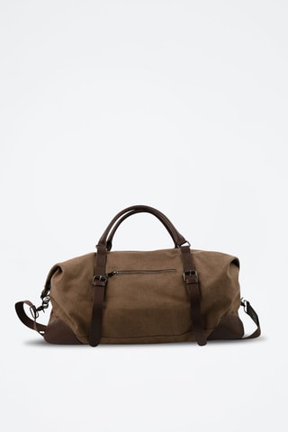 Sac de voyage en cuir Charly - 30 cm - Marron