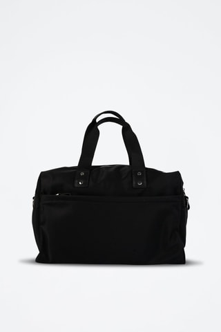 Sac de voyage en cuir Sky - 41 cm - Noir