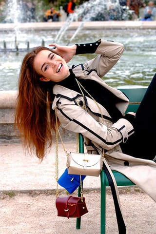 Sac bandoulière en cuir Zephyr - Vert