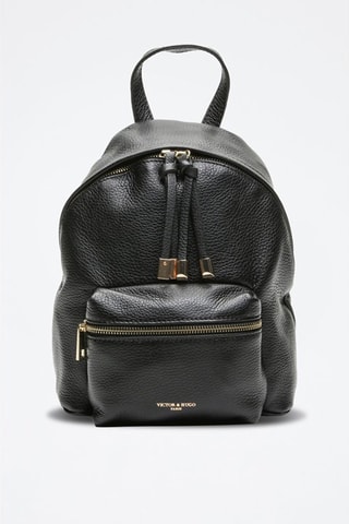 Sac à dos en cuir Marcela - Noir