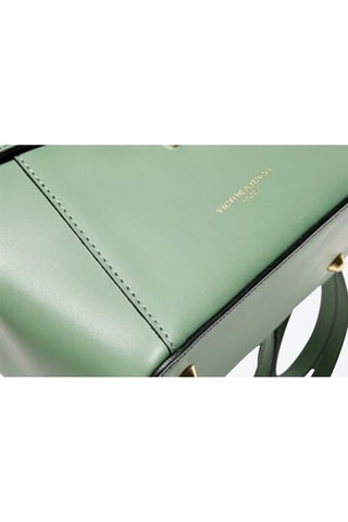 Mala de couro Elena - Verde