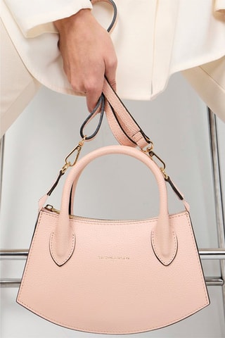 Sac bandoulière en cuir Versailles - Rose