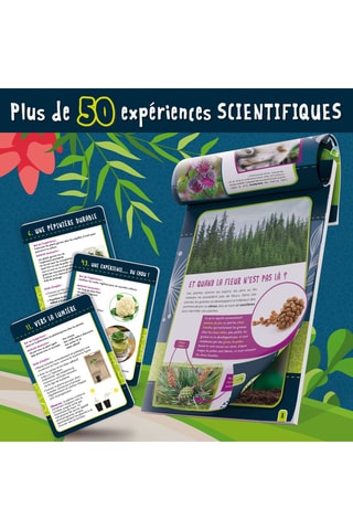 Kit scientifique 50 expériences de botanique : arbre bioplastique - Dès 8 ans