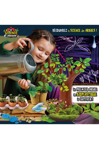 Kit scientifique 50 expériences de botanique : arbre bioplastique - Dès 8 ans