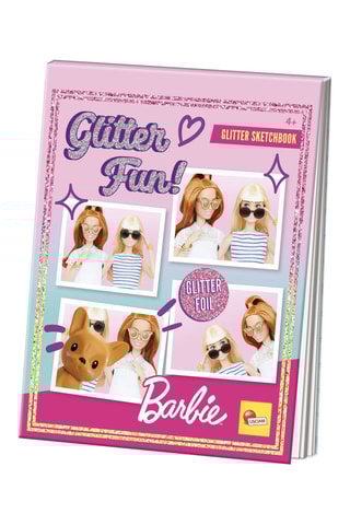 Cuaderno de bocetos Glitter Fun Barbie - Desde 4 años