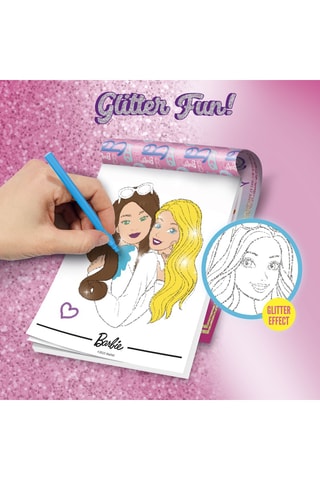 Cuaderno de bocetos Glitter Fun Barbie - Desde 4 años