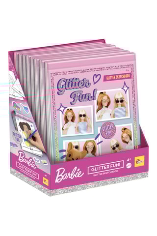 Cuaderno de bocetos Glitter Fun Barbie - Desde 4 años