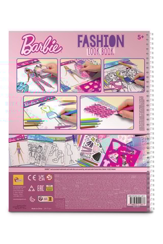 Cuaderno de bocetos Lookbook Barbie - 24 piezas - Desde 5 años
