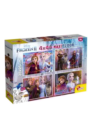 4 puzles Frozen Disney - 4 x 48 piezas - Desde 4 años