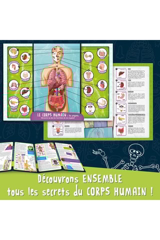 Kit scientifique découverte du corps humain - Dès 8 ans