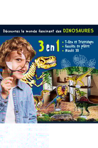Kit scientifique le laboratoire de la paléontologie - Dès 7 ans