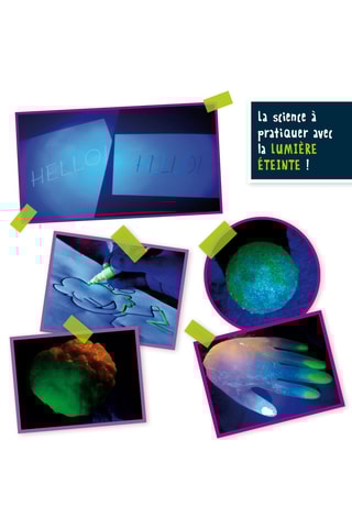 Kit scientifique la science phosphorescente - Dès 7 ans