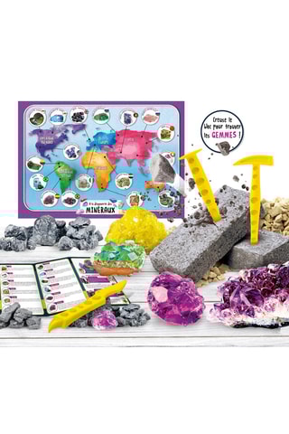 Kit scientifique découverte des minéraux - Dès 8 ans
