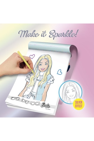 Cuaderno de bocetos holográfico Make it Sparkle Barbie - Desde 4 años