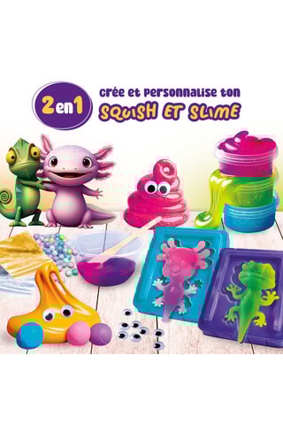 Kit scientifique squish et slime - Dès 8 ans
