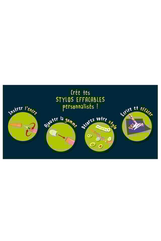 Kit scientifique laboratoire des stylos effaçables - Dès 7 ans