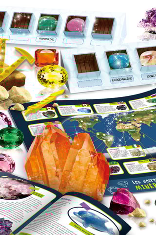 Kit scientifique les secrets de la minéralogie - Dès 7 ans