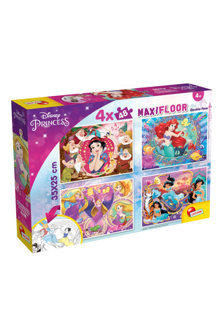 4 puzles 2 en 1 Princesas Disney - 4 x 48 piezas - Desde 3 años