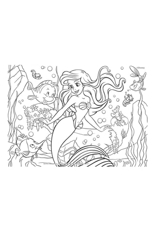 4 puzles 2 en 1 Princesas Disney - 4 x 48 piezas - Desde 3 años