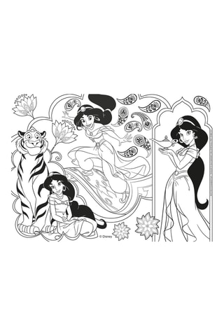 4 puzles 2 en 1 Princesas Disney - 4 x 48 piezas - Desde 3 años