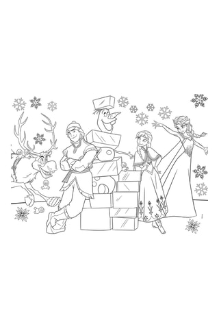 Puzle 2 en 1 Anna y Elsa Frozen Disney - 35 piezas - Desde 3 años