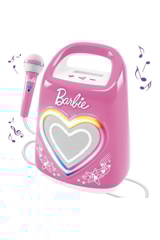 Altavoz inalámbrico con micrófono Barbie - Rosa - Desde 4 años