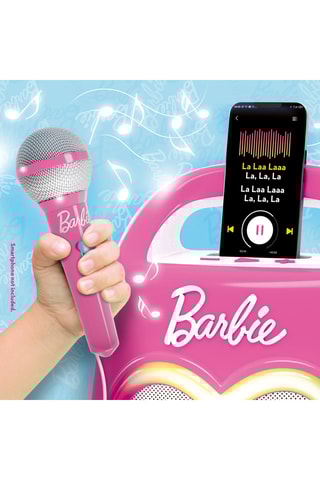 Altavoz inalámbrico con micrófono Barbie - Rosa - Desde 4 años
