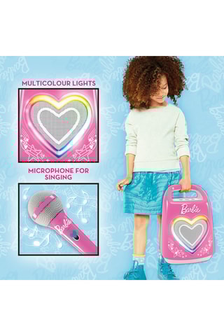 Altavoz inalámbrico con micrófono Barbie - Rosa - Desde 4 años