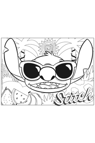 Puzle de doble cara Stitch Lilo y Stitch Disney - 4 x 48 piezas - Desde 4 años