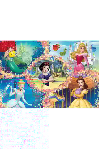 Puzle de doble cara maxifloor Princesas Disney - 2 x 60 piezas - Desde 4 años