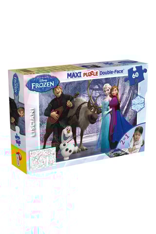 Puzle de doble cara Frozen Disney - 60 piezas
