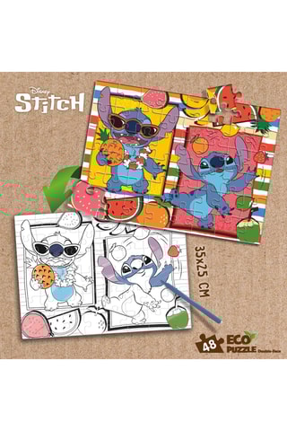 Ecopuzle Stitch Lilo y Stitch Disney - 48 piezas - Desde 4 años