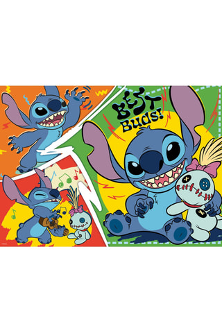 Puzle de doble cara Stitch Lilo y Stitch Disney - 24 piezas - Desde 3 años