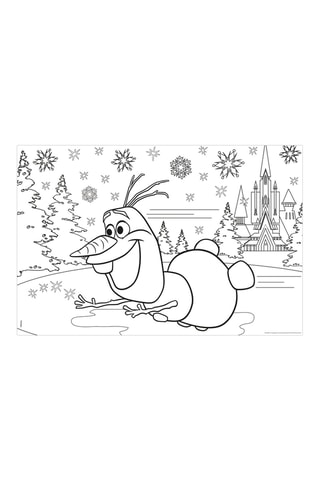 Puzle de doble cara Frozen Disney - 35 piezas