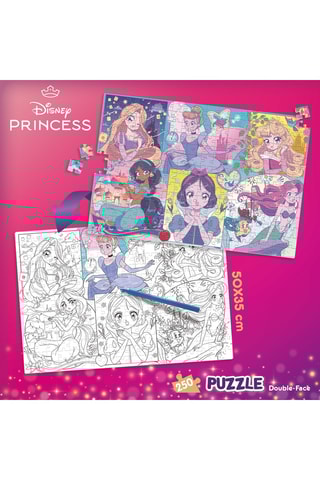 Puzle de doble cara Princesas Disney - 250 piezas - Desde 7 años
