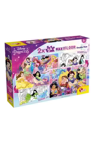 2 puzles 2 en 1 Princesas Disney - 2 x 24 piezas - Desde 3 años