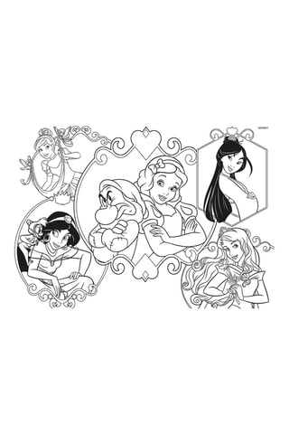 2 puzles 2 en 1 Princesas Disney - 2 x 24 piezas - Desde 3 años