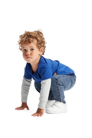 T-shirt et jean - Bleu