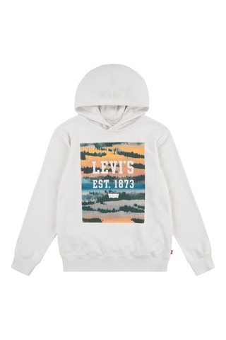 Sweat à capuche en coton biologique - Beige