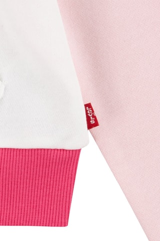 Sweat zippé en coton biologique - Rose