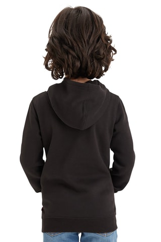 Sweat à capuche en coton biologique - Noir