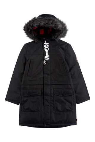 Parka à capuche - Noir