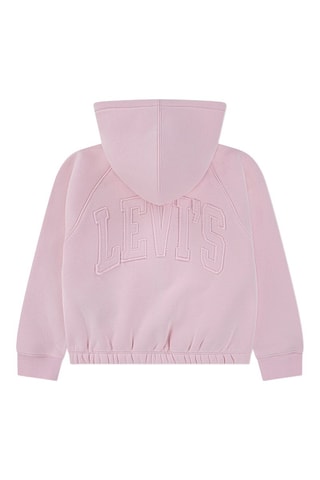 Sweat à capuche - Blanc et rose