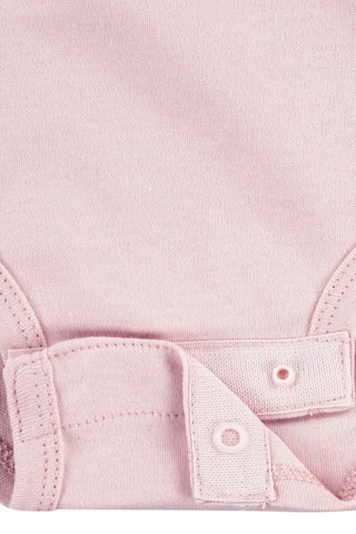 Body et pantalon en coton biologique - Bleu et rose