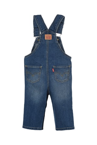 Salopette-short en jean - Bleu