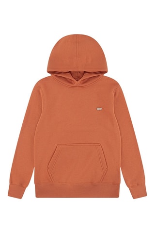 Sweat à capuche - Blanc et orange