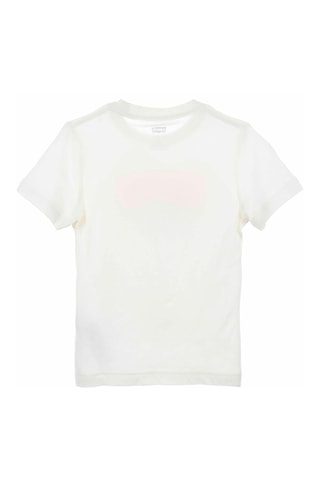 T-shirt en coton biologique - Beige